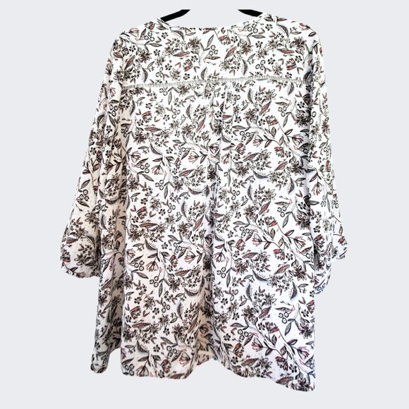 41 Hawthorn Peytan Lattice Detail Blouse - Picture 2 of 4